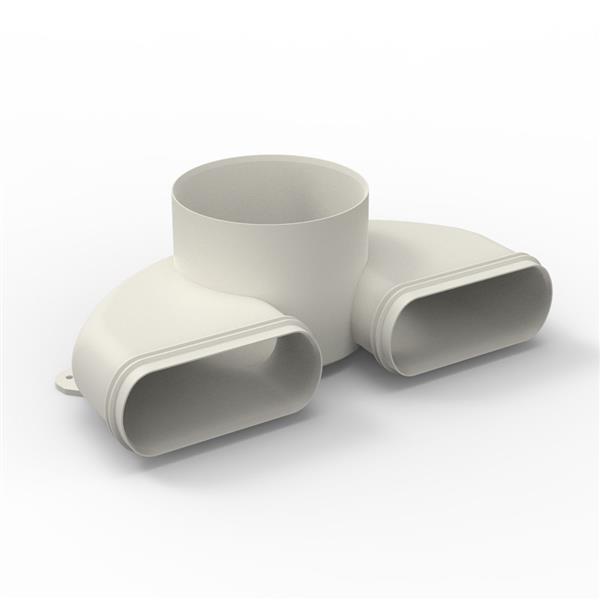 12/21 VS Renson Dubbele ventielaansluiting d125. Normaal stock